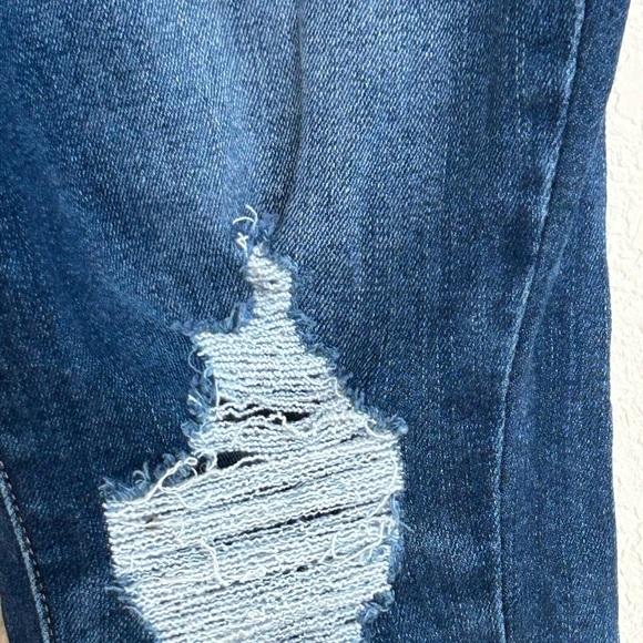 PAIGE Verdugo Ankle Distressed Skinny Jeans Dark Wash Size 32 Flattering - Picture 4 of 10